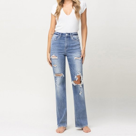 *NEW* Flying Monkey 90's Vintage Dad Jeans - Picture 2 of 10